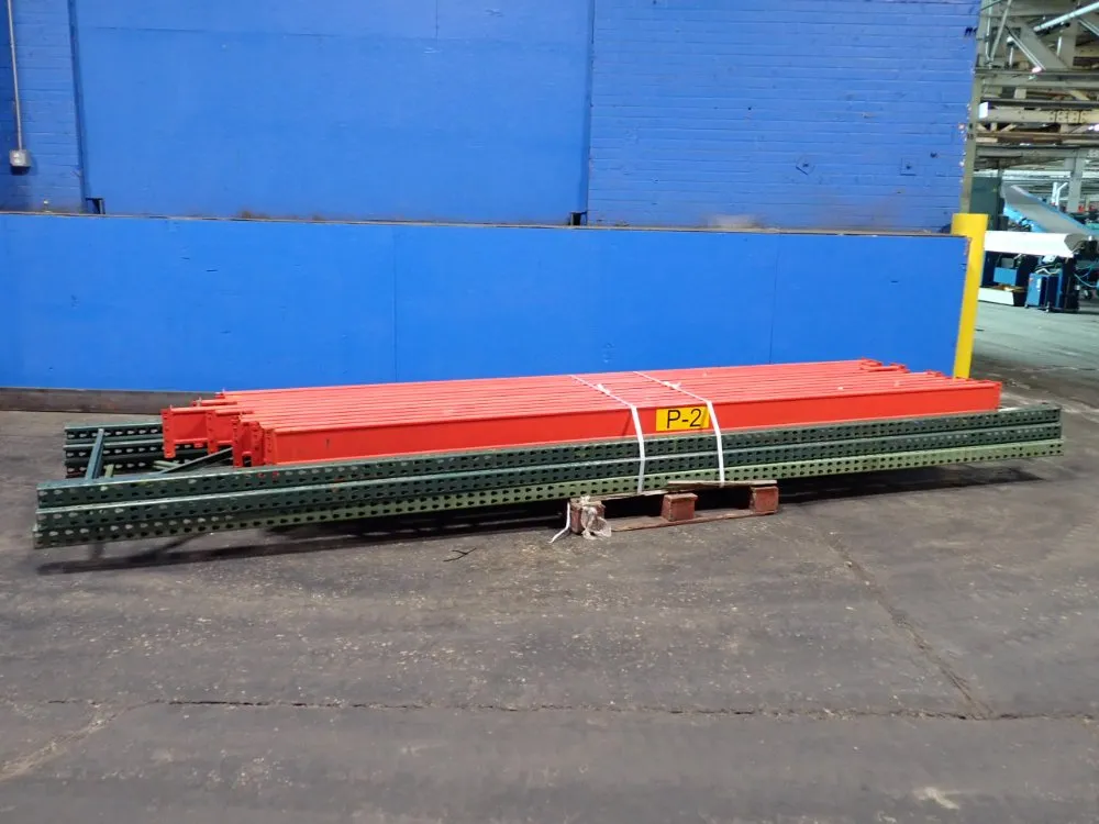 36" X 192" Pallet Racking - Teardrop