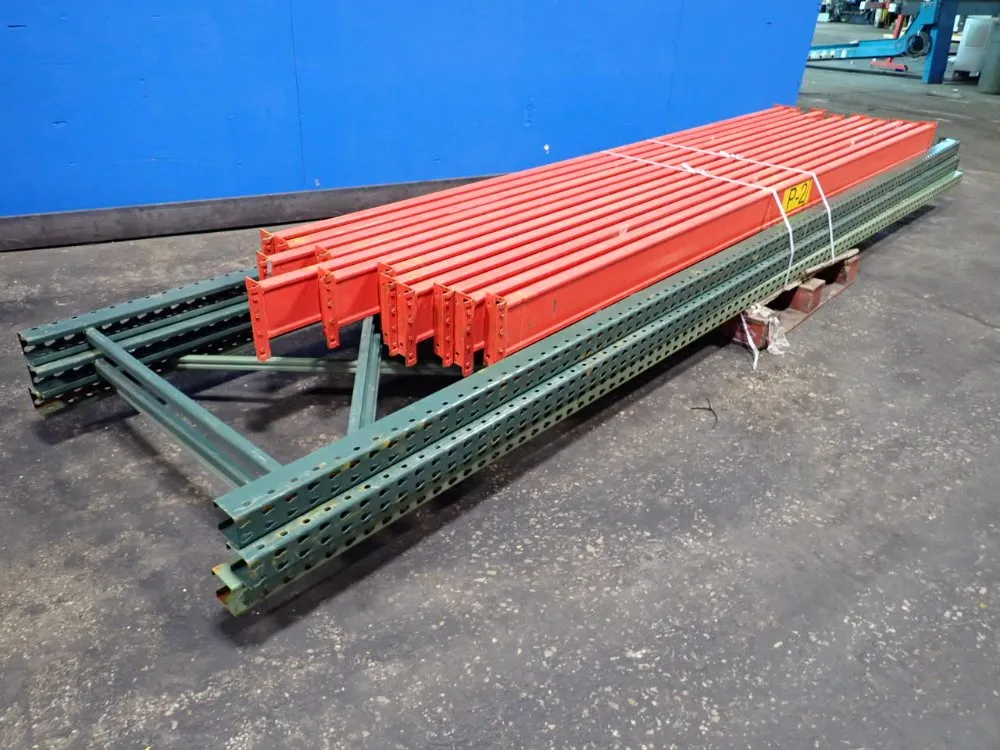 36" X 192" Pallet Racking - Teardrop