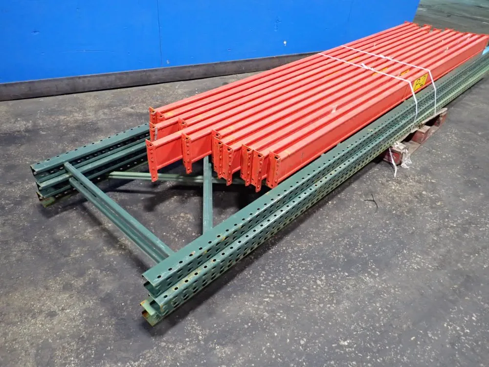 36" X 192" Pallet Racking - Teardrop