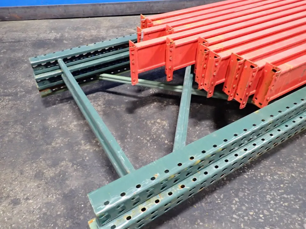36" X 192" Pallet Racking - Teardrop