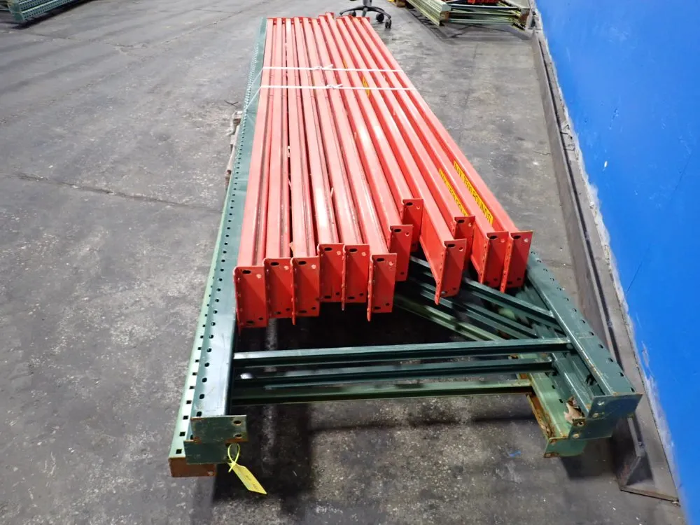 36" X 192" Pallet Racking - Teardrop