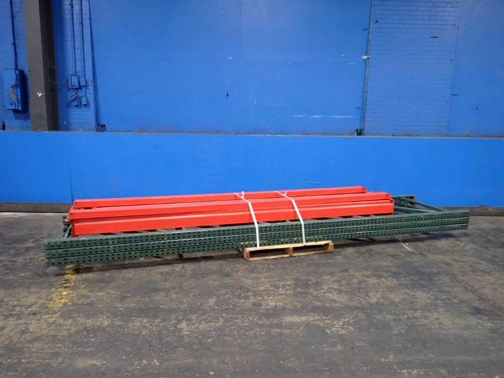 36" X 192" Pallet Racking - Teardrop