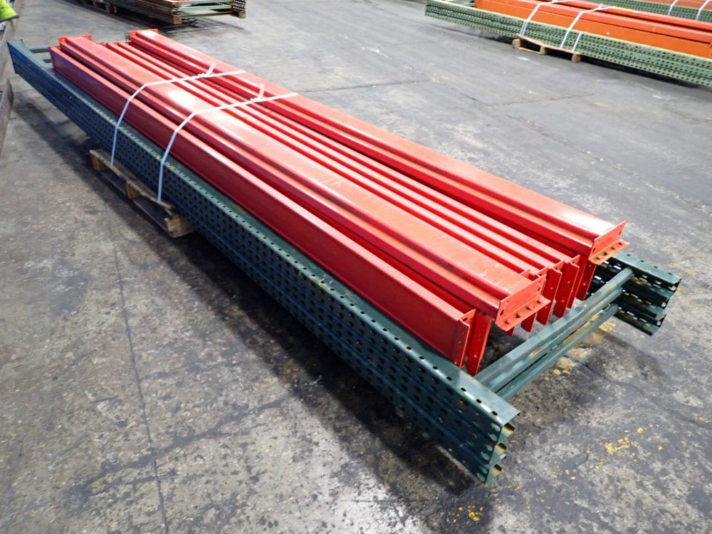 36" X 192" Pallet Racking - Teardrop