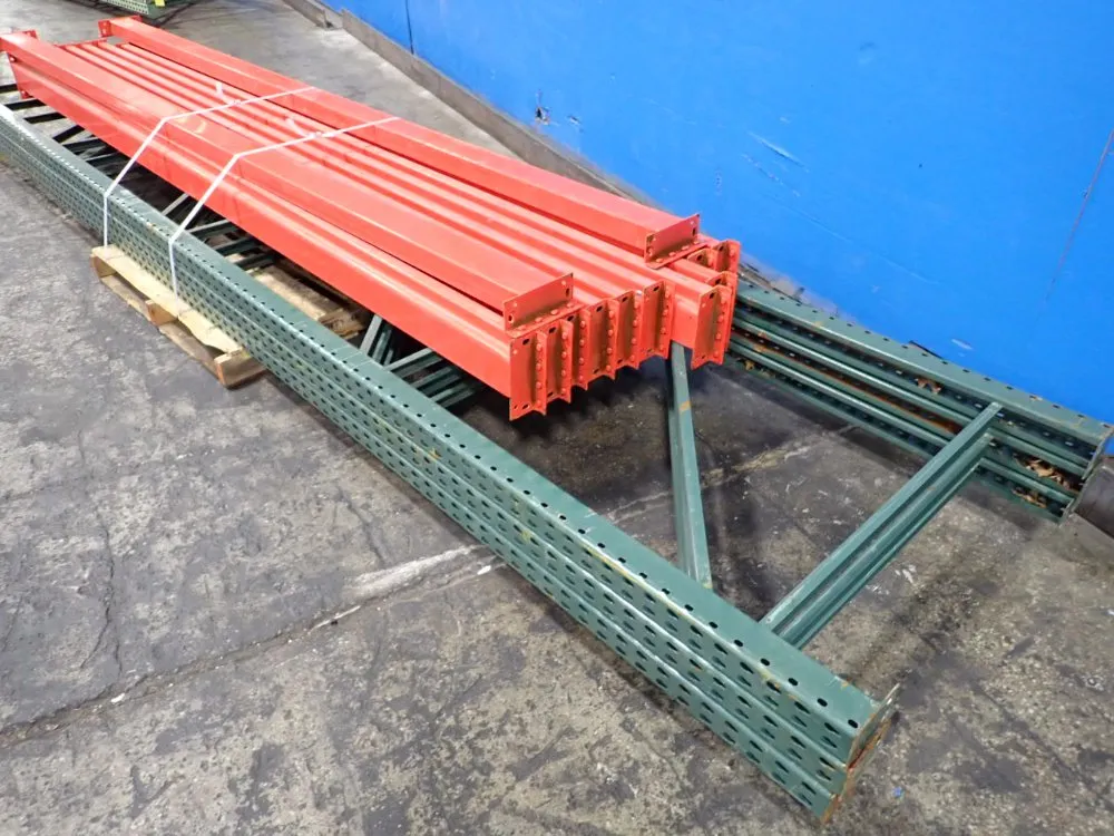 36" X 192" Pallet Racking - Teardrop