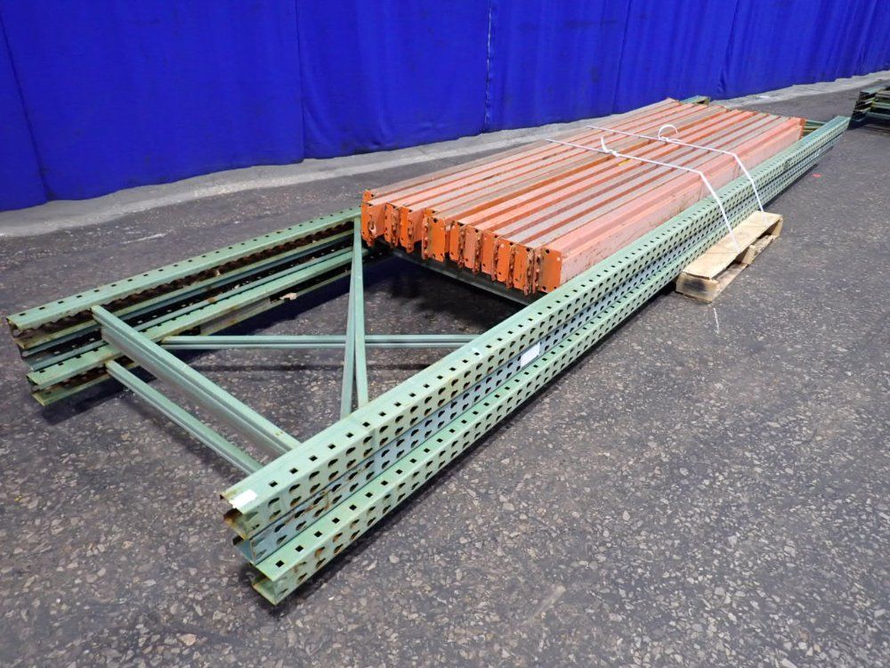36" X 192" Pallet Racking - Teardrop