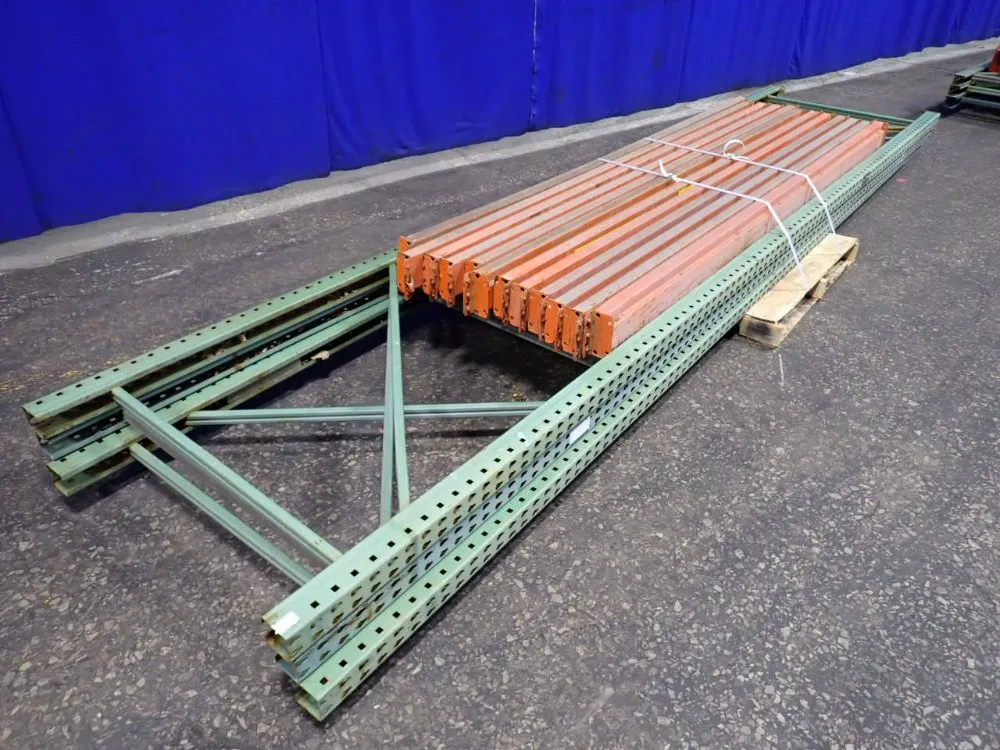 36" X 192" Pallet Racking - Teardrop