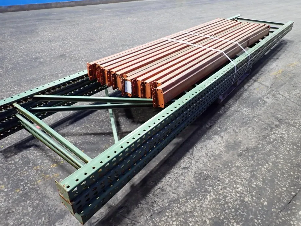 36" X 192" Pallet Racking - Teardrop