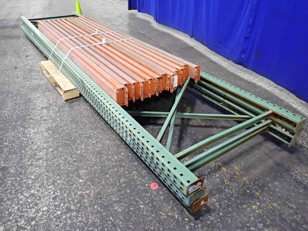 36" X 192" Pallet Racking - Teardrop