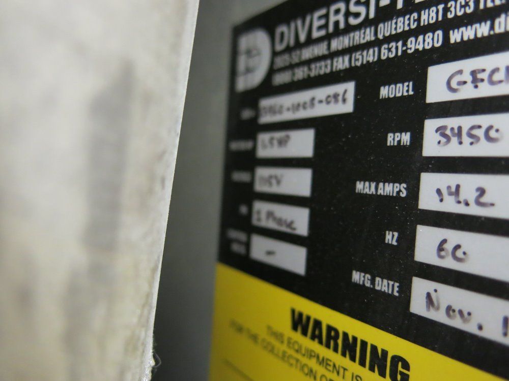 Diversi - Tech 1.5 Hp Filtering Cleaning System - C-fcm