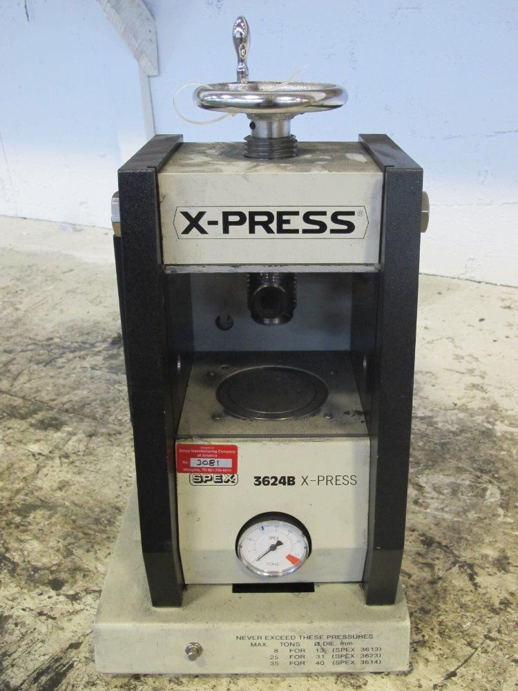 Spex 35 Ton Sample Preparation Press - 3624b-115