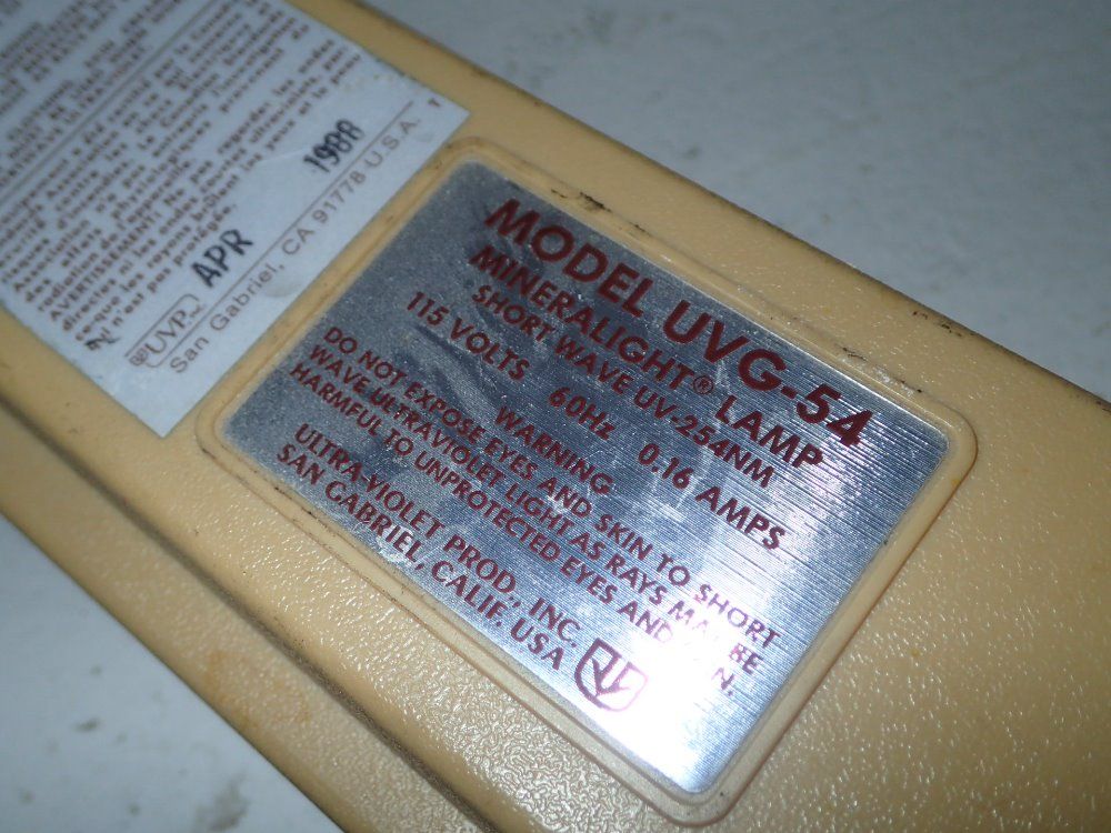 Ultra Violet Prod. Mineralight Lamp