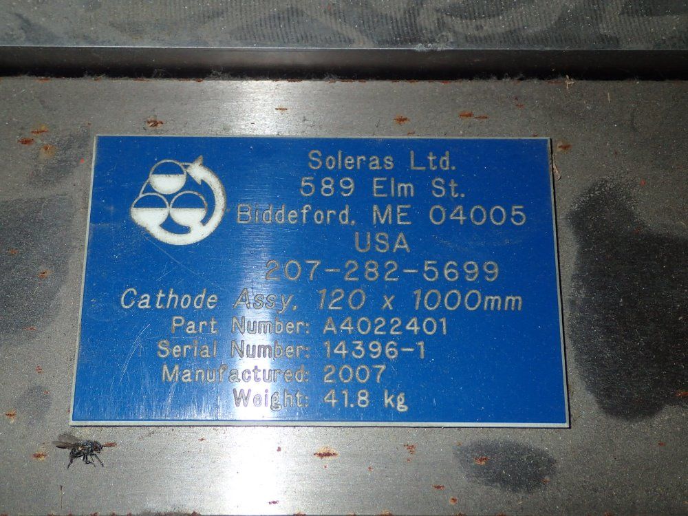 Soleras Cathode Assembly