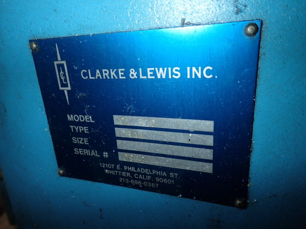 Clarke & Lewis Pipe Bender