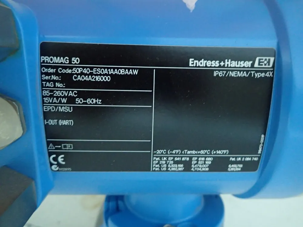 Edress & Hauser Actuator Valve
