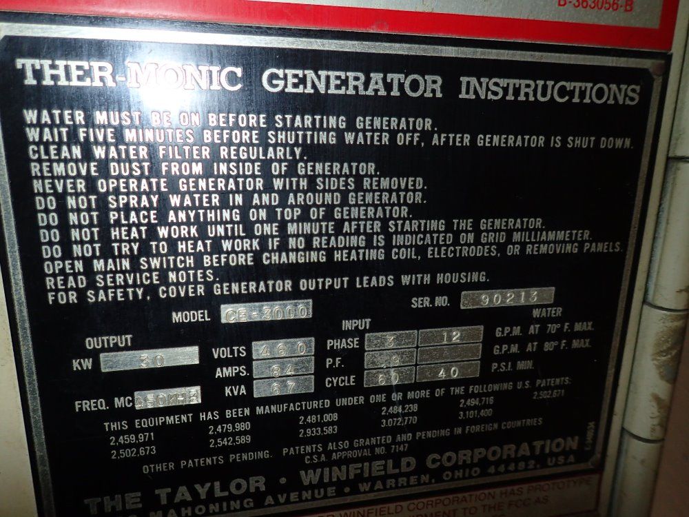 Taylor Winfield Thermonic Generator