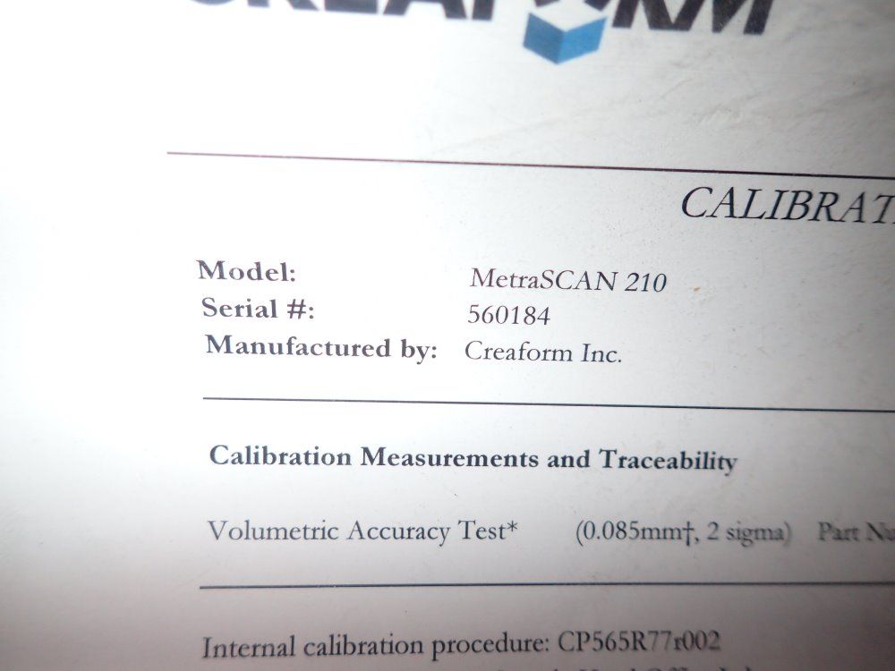 Creaform Portable Cmm