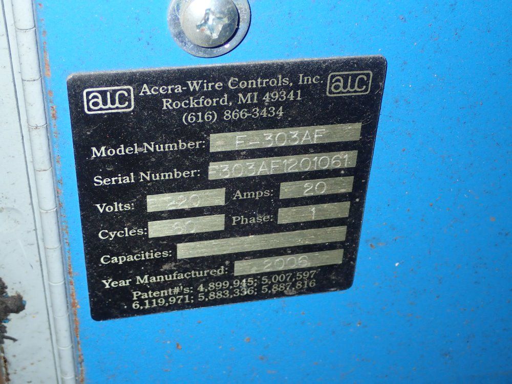 Accura Wire Controls Horizontal Payout Reel