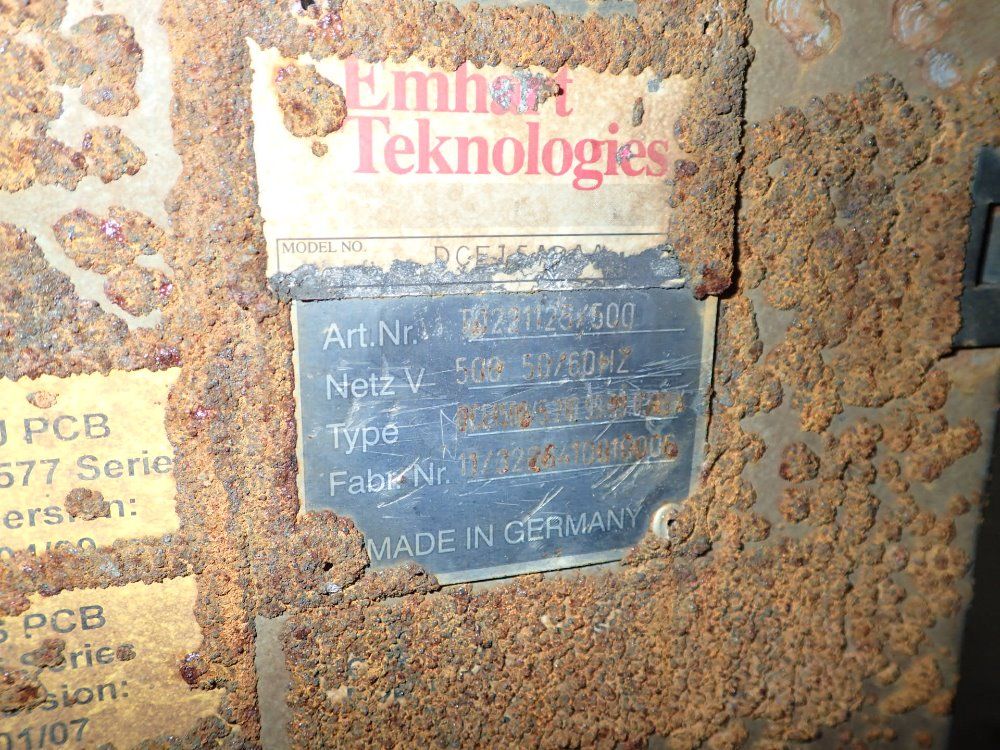 Emhart Control Cabinet