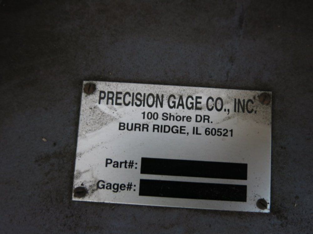 Precision Gage Gauge Station