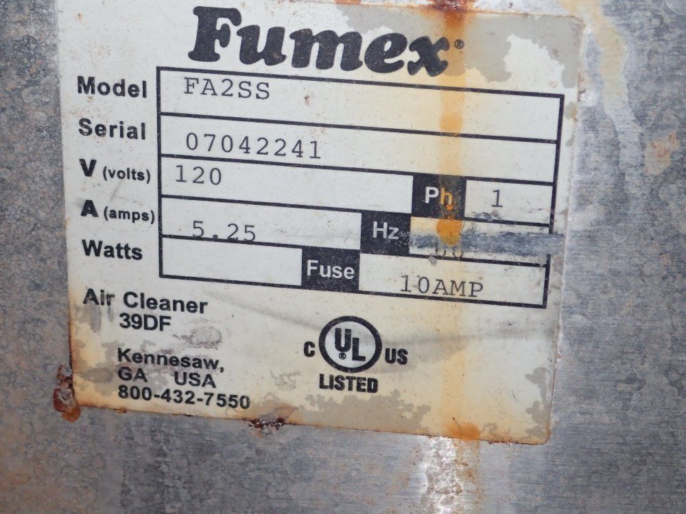 Fumex S/s Dust Collector
