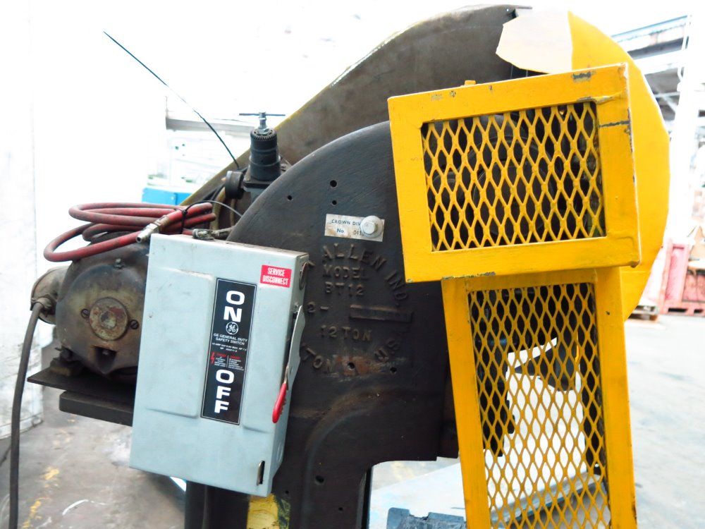 Alva Allen 12 Ton Obi Press - Bt12