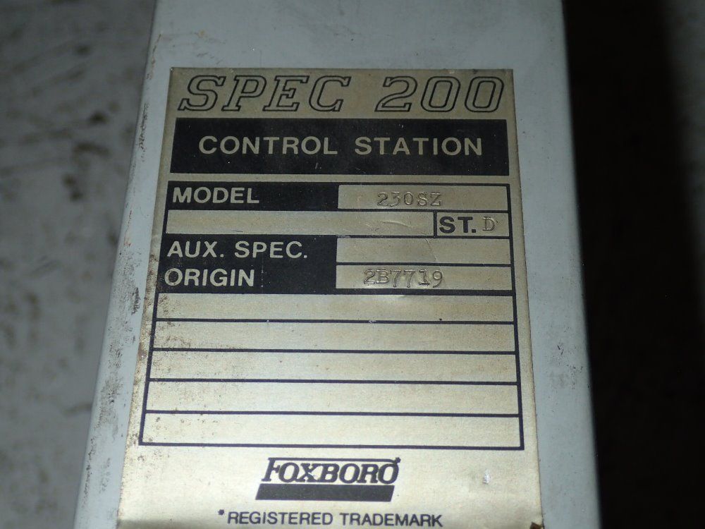 Foxboro Control Station