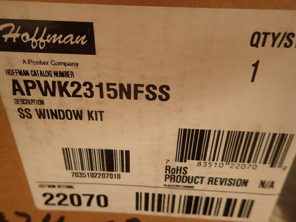 Hoffmann Stainless Frame / Plexi Window Kits