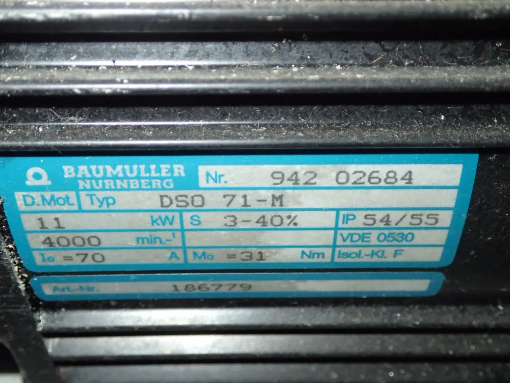 Baumuller Servo Motor