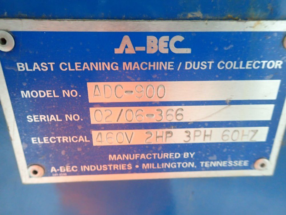 A-bec Blast Cabinet / Dust Collector