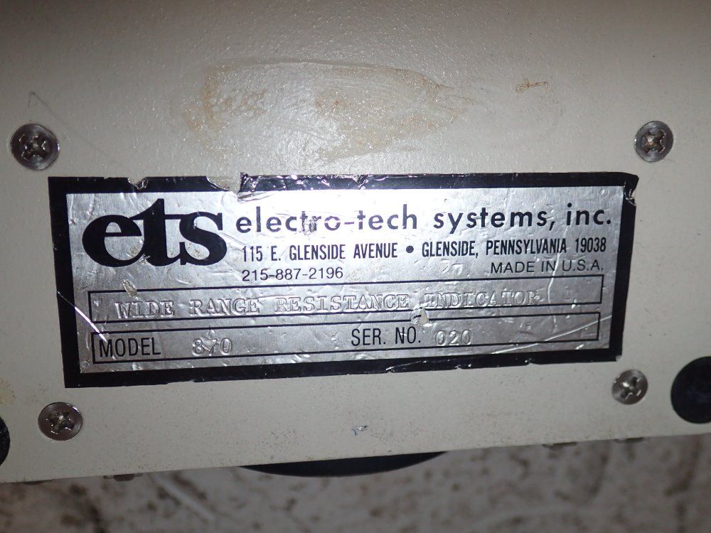 Electro-tech System Resistance Indicator