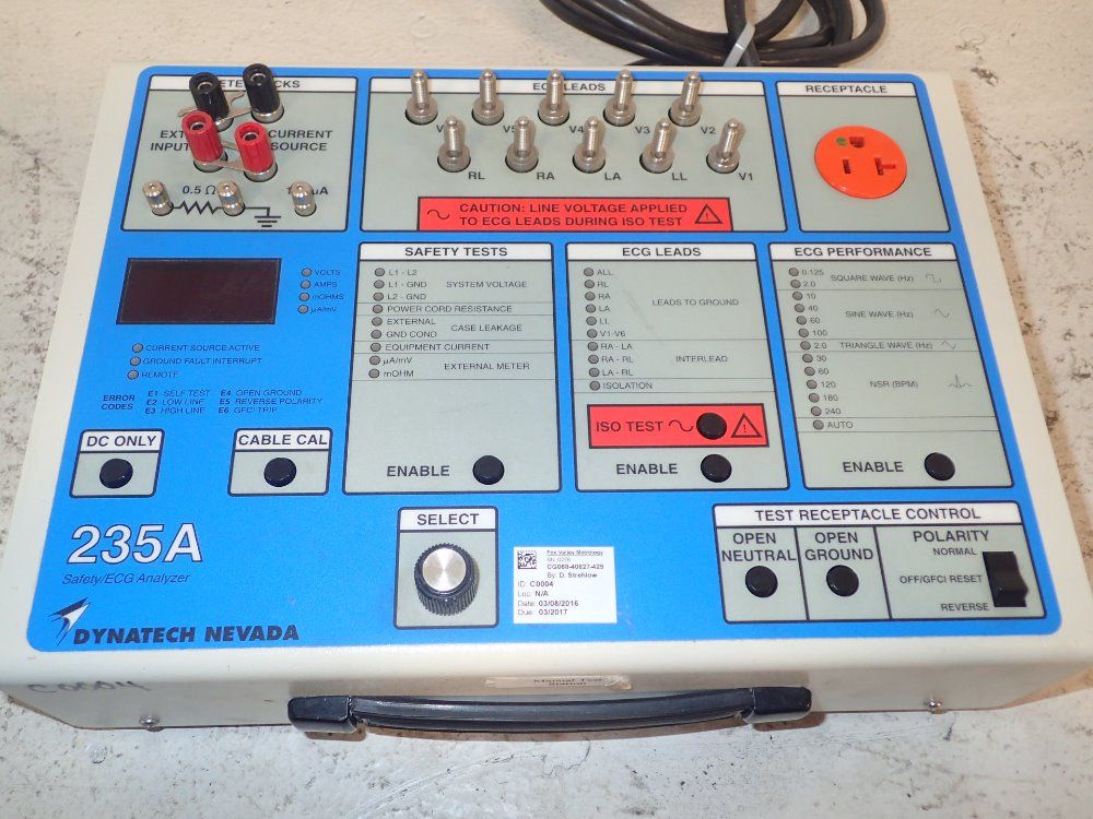 Dynatech Ecg Analyzer