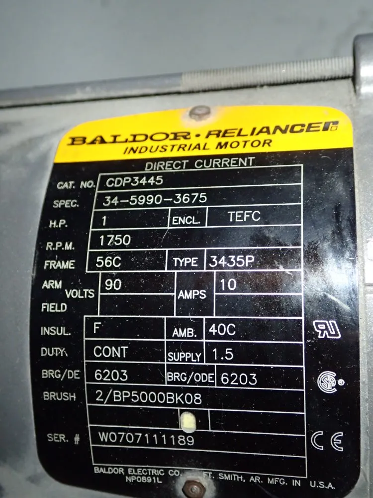 Baldor / Us Electric Motors Dc Gear Drive