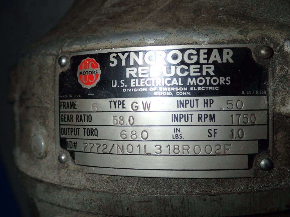 Baldor / Us Electric Motors Dc Gear Drive