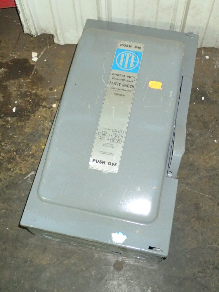 Ite 200a-240vac Fusible Disconnect - Jn-424