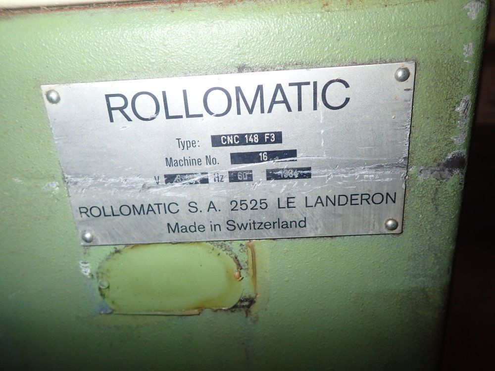 Rollomatic Cnc Grinder