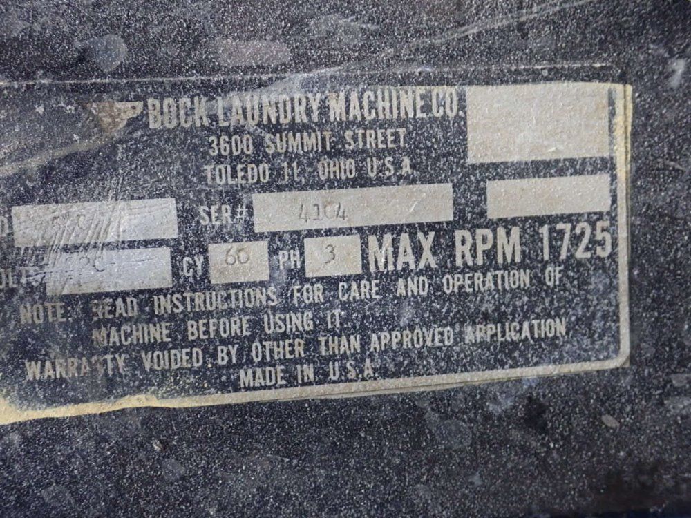 Bock Centrifugal Extractor