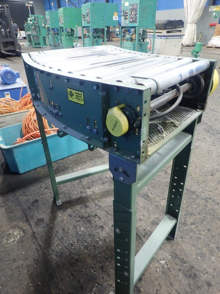 Automated Conveyor Systems Powered Angle Roller Conveyor