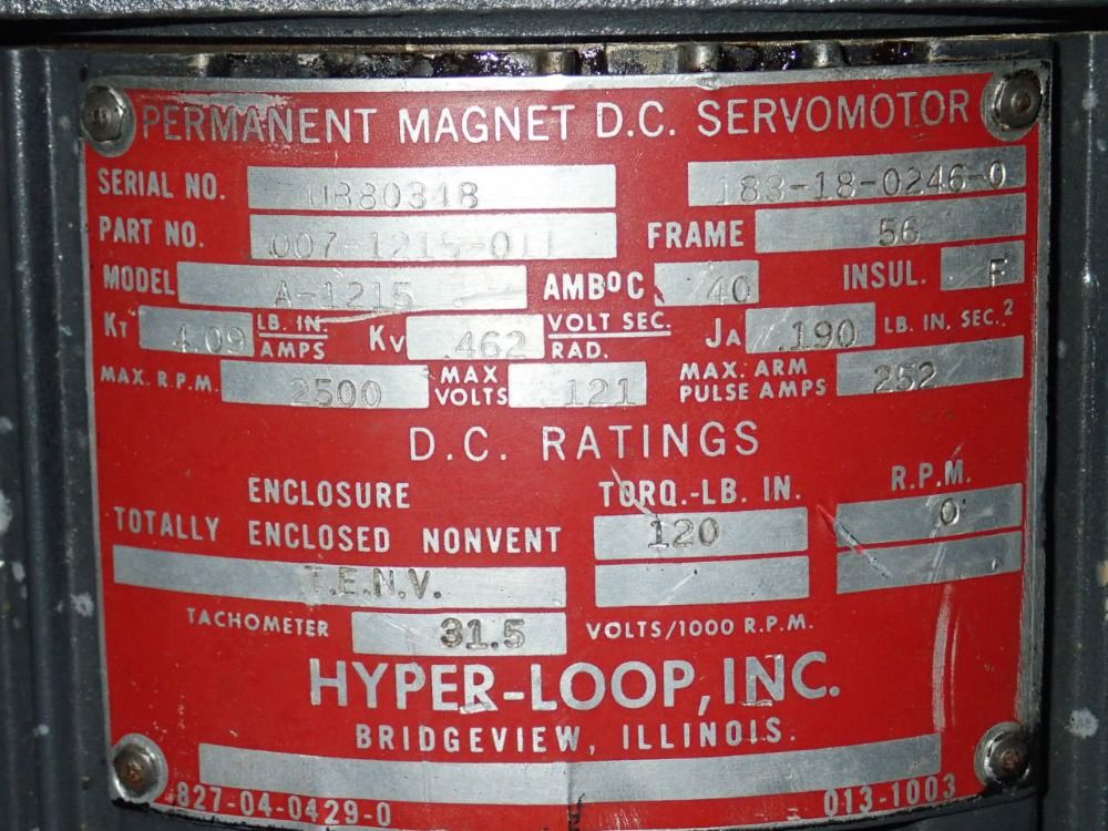 Hyper Loop Servo Motor
