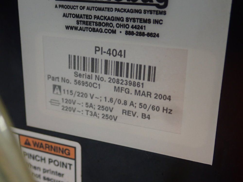 Autolabel Labeler / Bagger