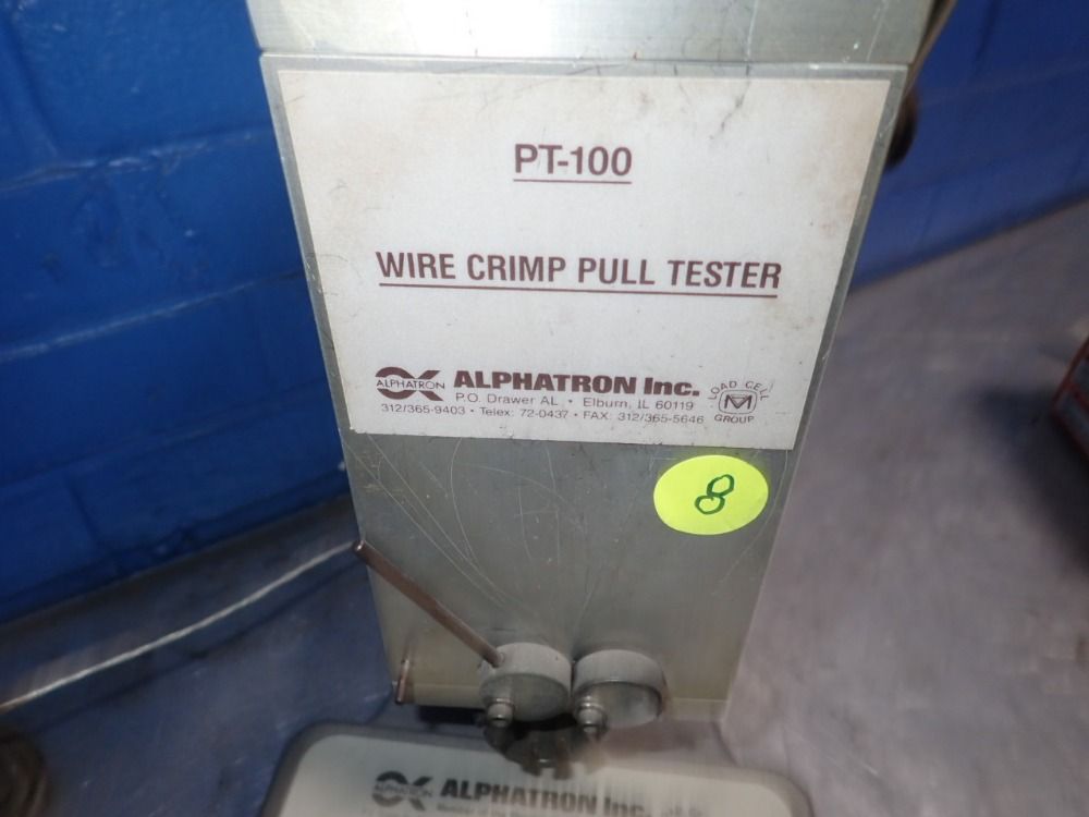 Alphatron Wire Crimp Pull Tester