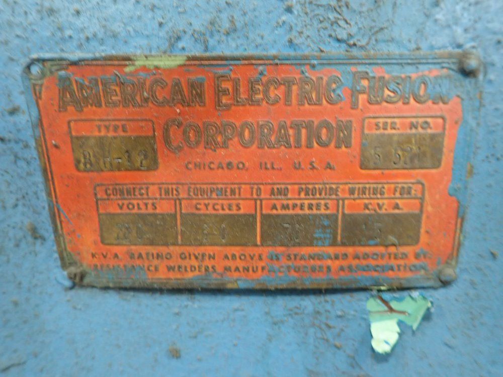 American Electric Fusion Spot Welder