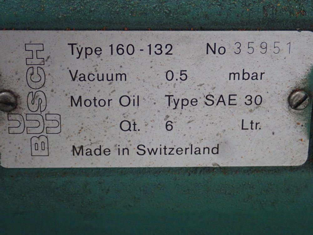 Busch Vacuum Pump
