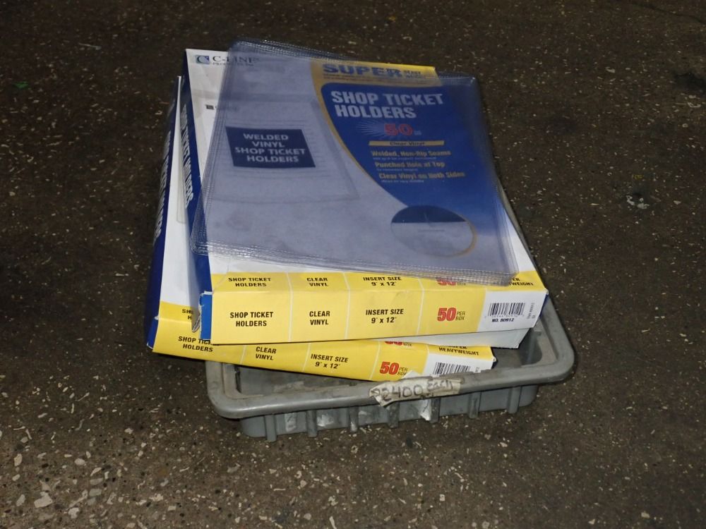 C-line Clear Shop Ticket Holders