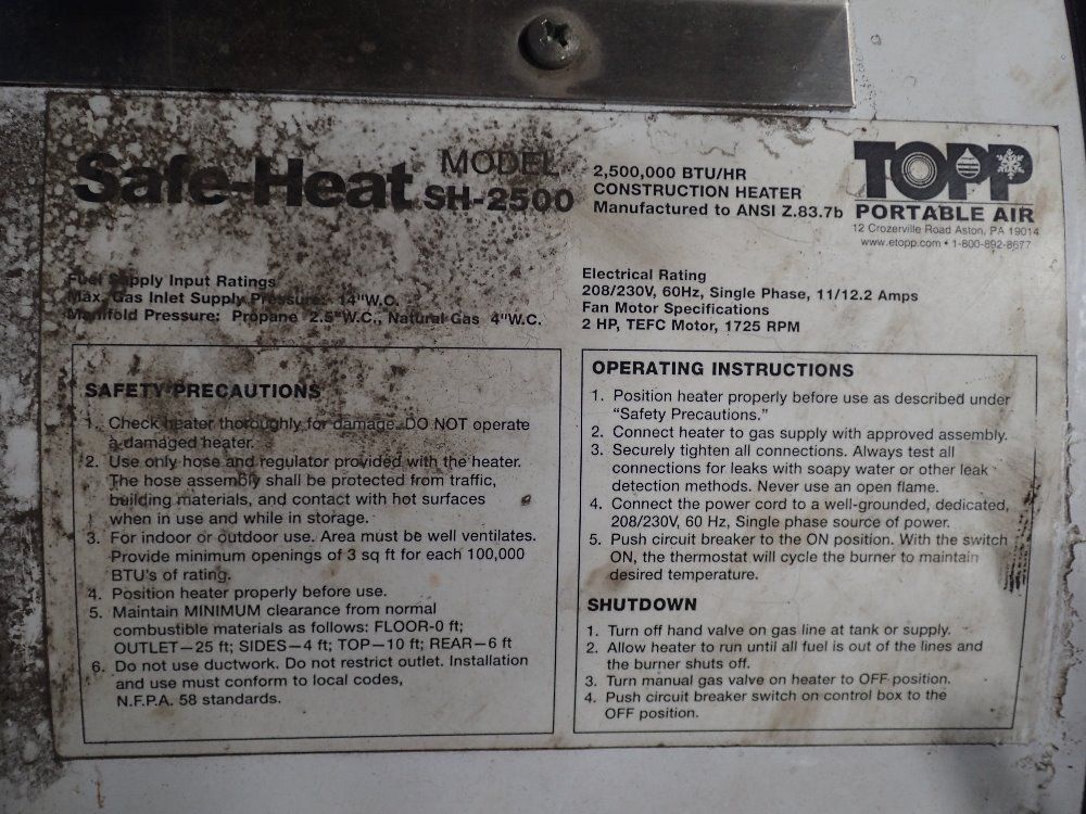 Topp Construction Heater