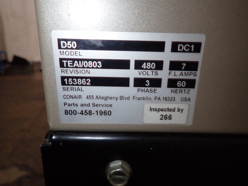 Con Air Material Dryer