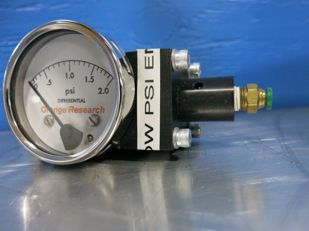 Orange Research Pressure Gauge