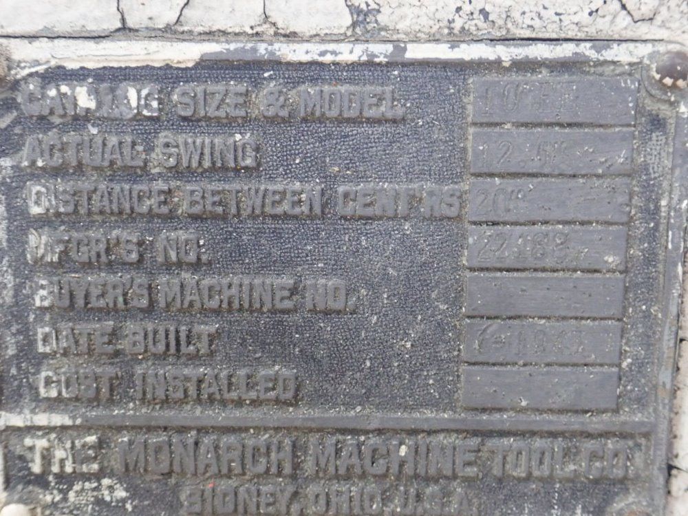 Monarch Lathe