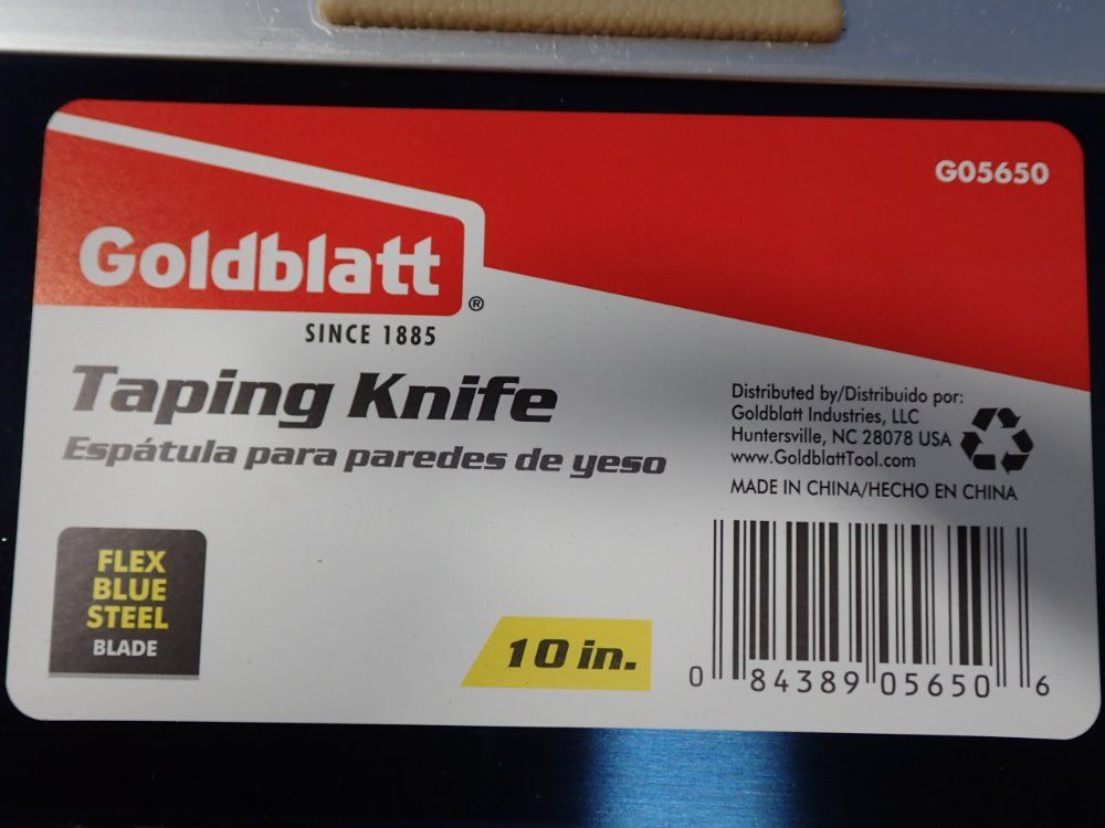 Goldblatt 10" Taping Knives