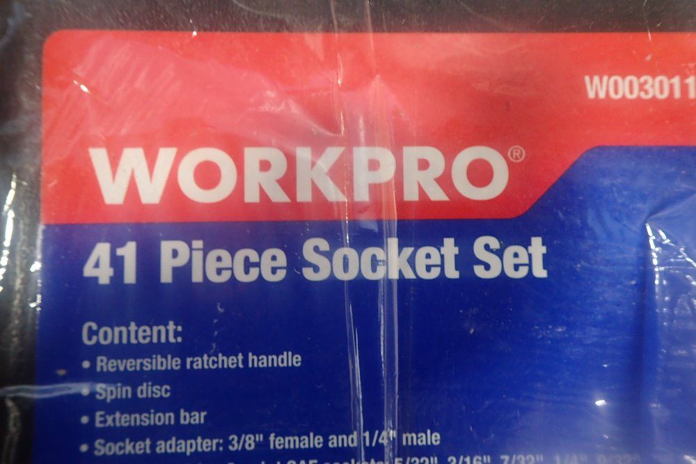 Work Pro 41 Piece Socket Set