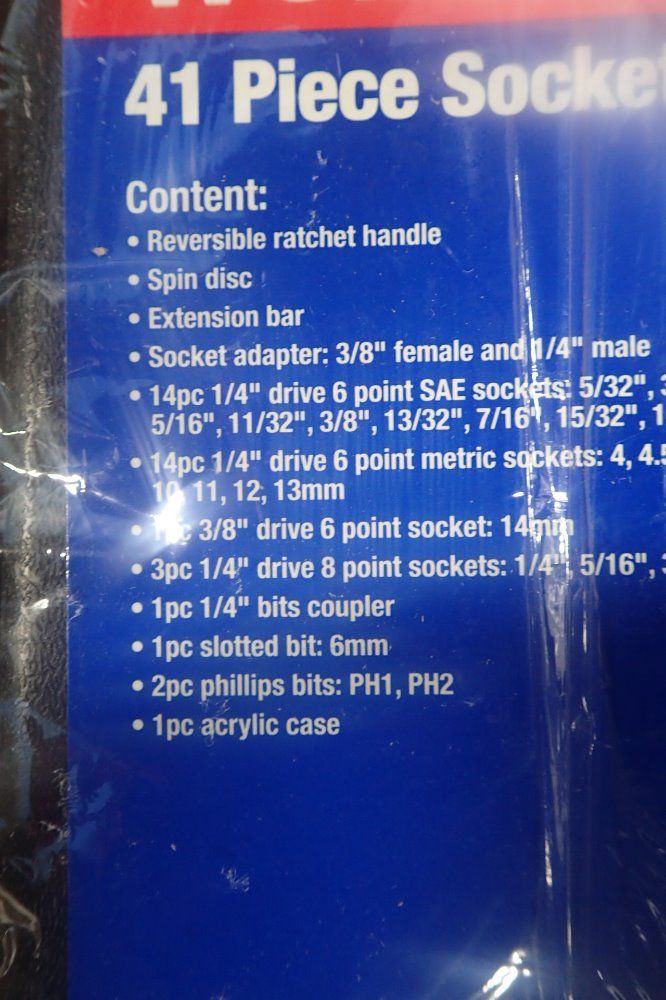 Work Pro 41 Piece Socket Set